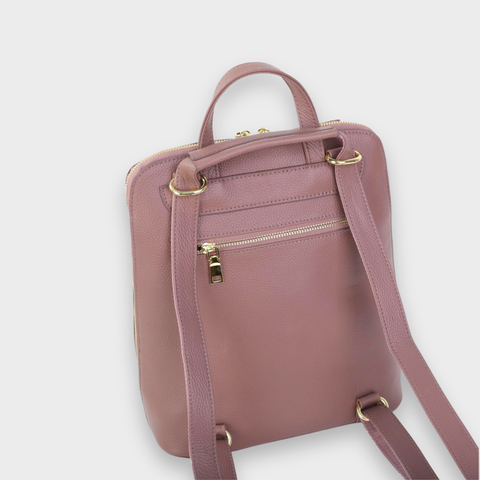 Selene Structured Leather Backpack