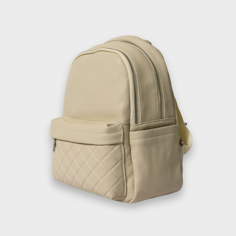 Camille Quilted Leather Backpack