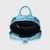 Aqua Quilted Leather Backpack