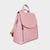 Blush Flap Convertible Leather Backpack