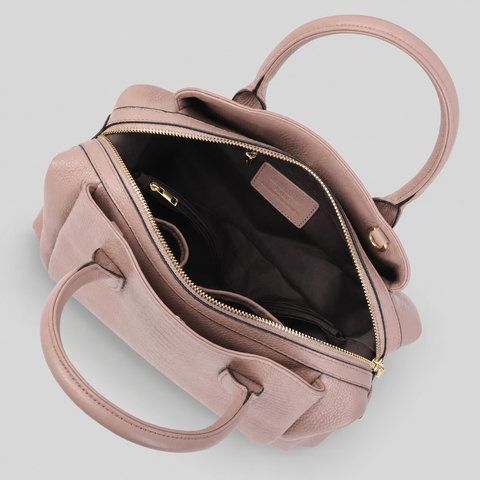 Elara Embossed Leather Handbag
