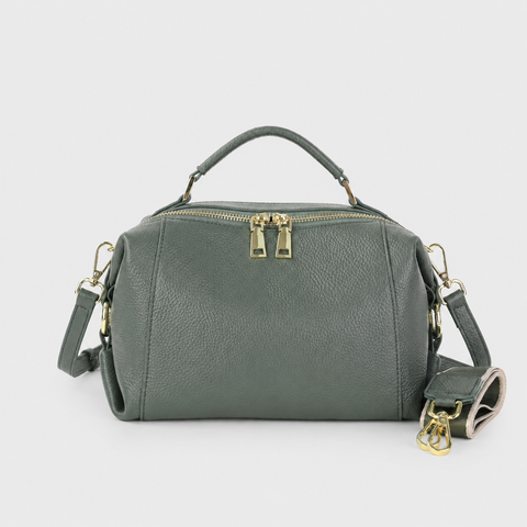 Pebble Leather Boston Sling Bag