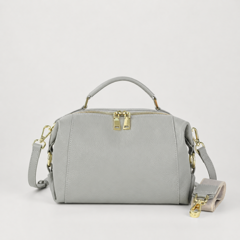 Pebble Leather Boston Sling Bag