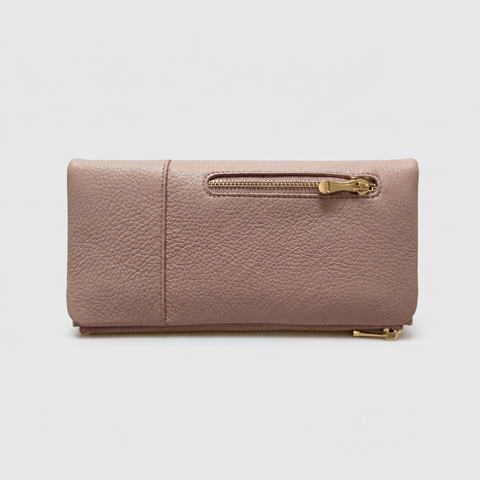 Rhea Leather RFID long Wallet