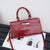 Eva Embossed Leather Handbag