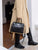 Aria Embossed Leather Handbag